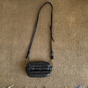 Madewell Black Leather Crossbody Bag
